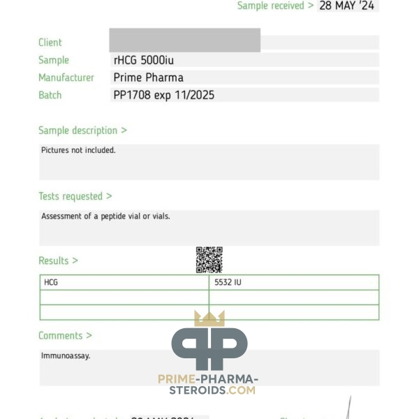 HCG-5000 PRIME PHARMA