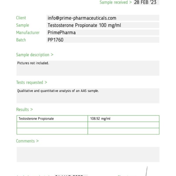 Testo Prime Pharma Steroids
