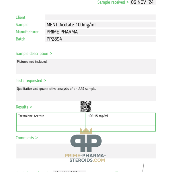 Ment Acetate Prime Pharma