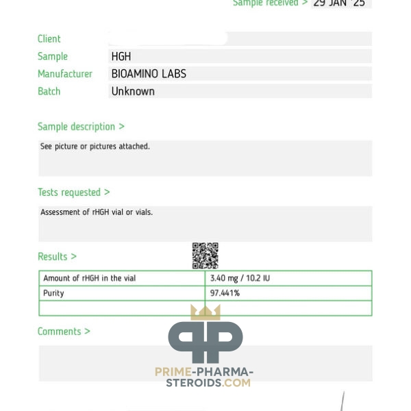 Somatropin 100 Bioamino Labs HGH